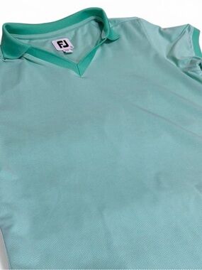 FootJoy Women's Mint Green Short-Sleeve Golf Polo